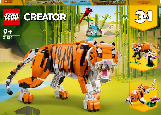 LEGO Creator 3-in-1 Creator 3 en 1 31129 Sa Majesté le Tigre