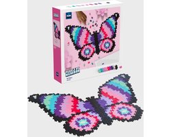 foto van Plus-Plus Puzzle by Number vlinder 800 stukjes - 3915 - Puzzel en Bouwspeelgoed in één - Vanaf 7 jaar