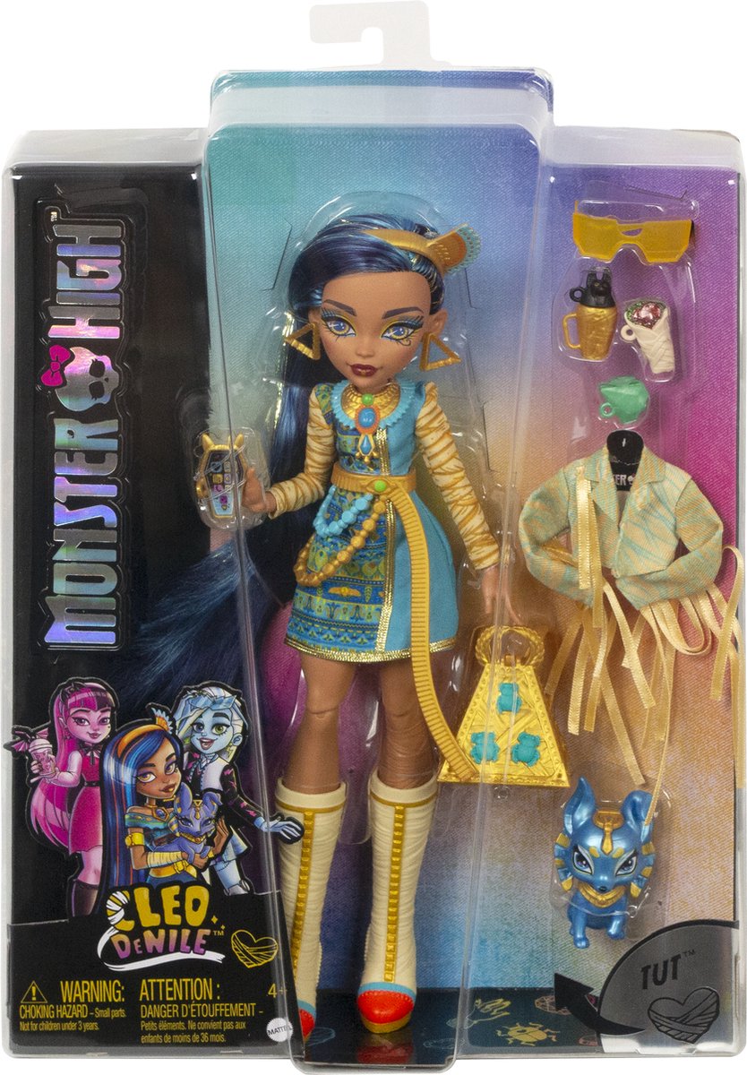Monster High - Modepop - Cleo de Nile pop met piramide-tas — afbeelding 8