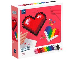 Plus-Plus Puzzle by Number hart 250 stukjes - 3911 - Puzzel en Bouwspeelgoed in één - Vanaf 5 jaar