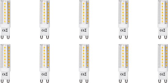 LED Lamp 10 Pack - Igia - G9 Fitting - 4.8W - Warm Wit 3000K | Vervangt 40W