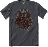 Tactical pitbull | Airsoft - Paintball | leger sport kleding - T-Shirt - Unisex - Mouse Grey - Maat L