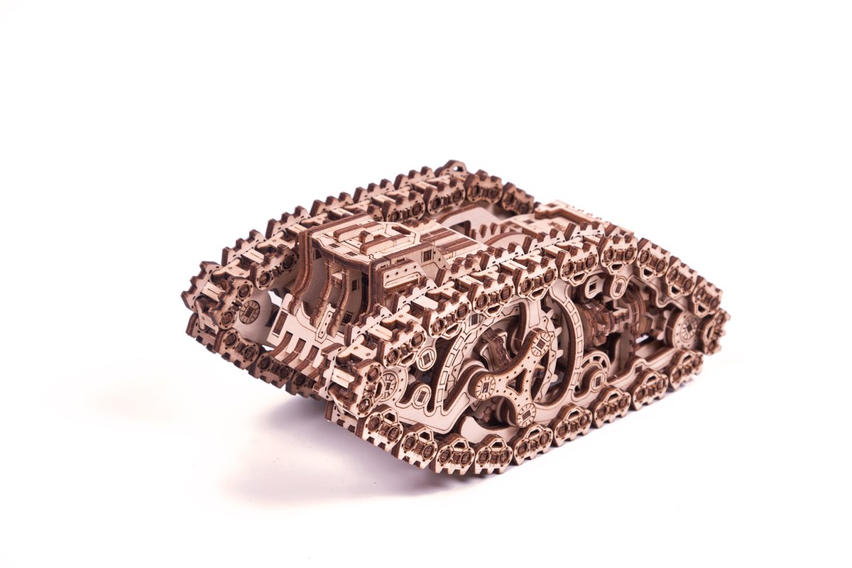 Wood Trick - Modelbouw 3D houten puzzel - Stoom tank - Steam tank (WDTK030) - 381 stuks - Geen lijm noch verf nodig! — afbeelding 19