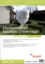 6 x Plantenhoes - vliesdoek - klimaatdoek - plantenbescherming - diameter 0,6 x 0,8 meter 30 g/m2