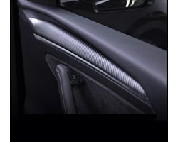 Tesla Model Y 3 Facelift Deurlijsten Mat Carbon Trim Cover Interieur Accessoires Nederland België
