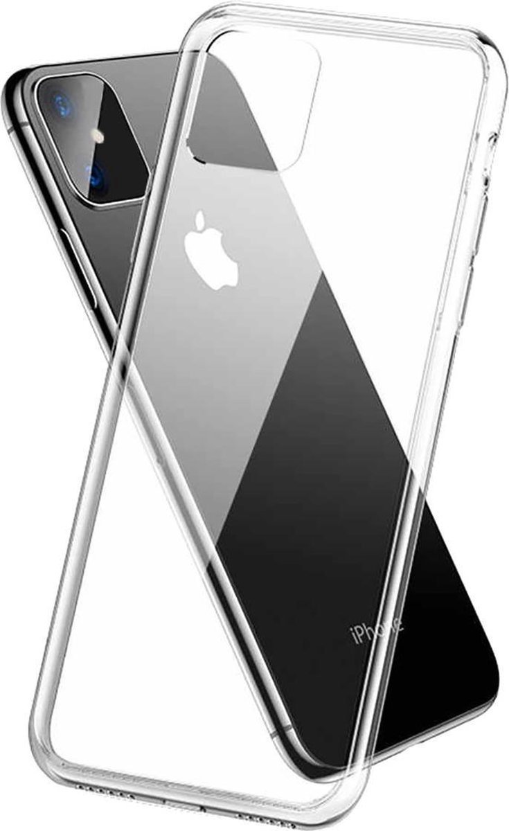 iPhone 11 Hoesje - Siliconen - Transparant - Telefoon Hoesje - Case - Duurzaam - Betaalbaar