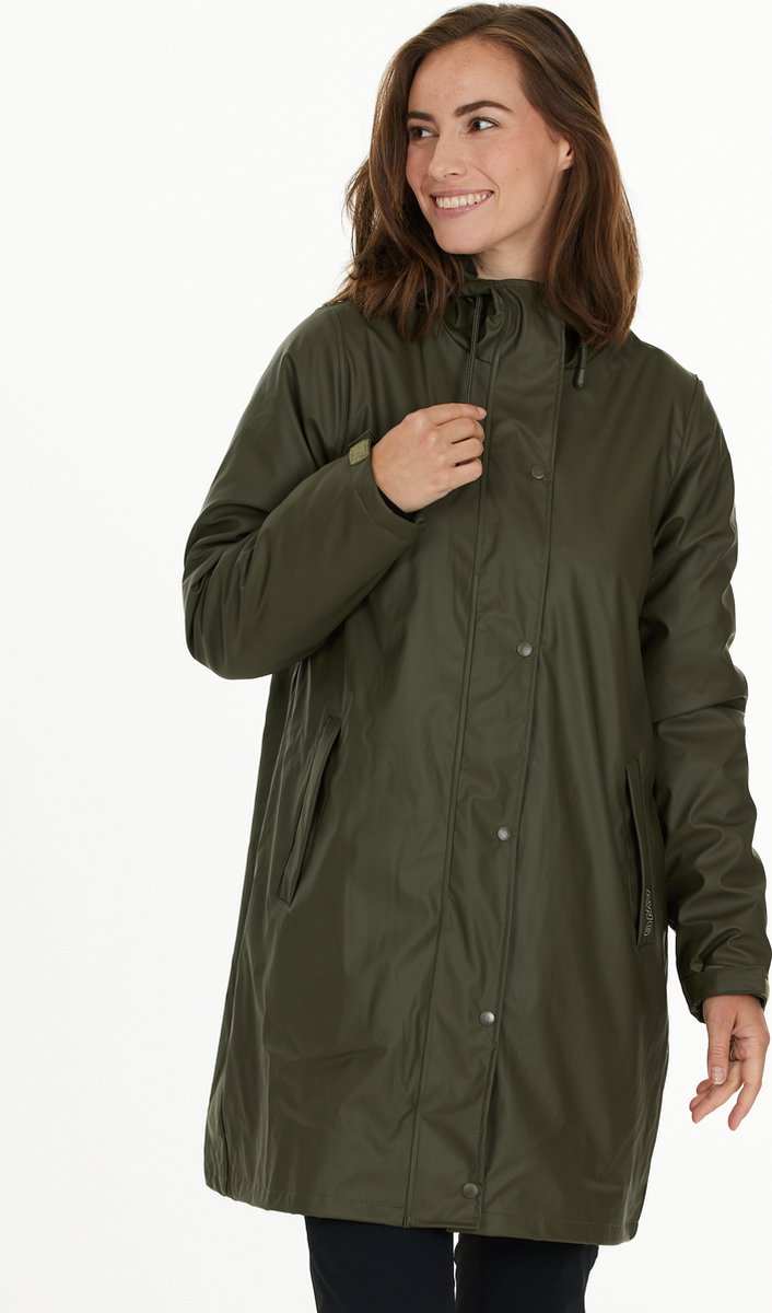Weather Report Regenjacke Simone Donkergroen