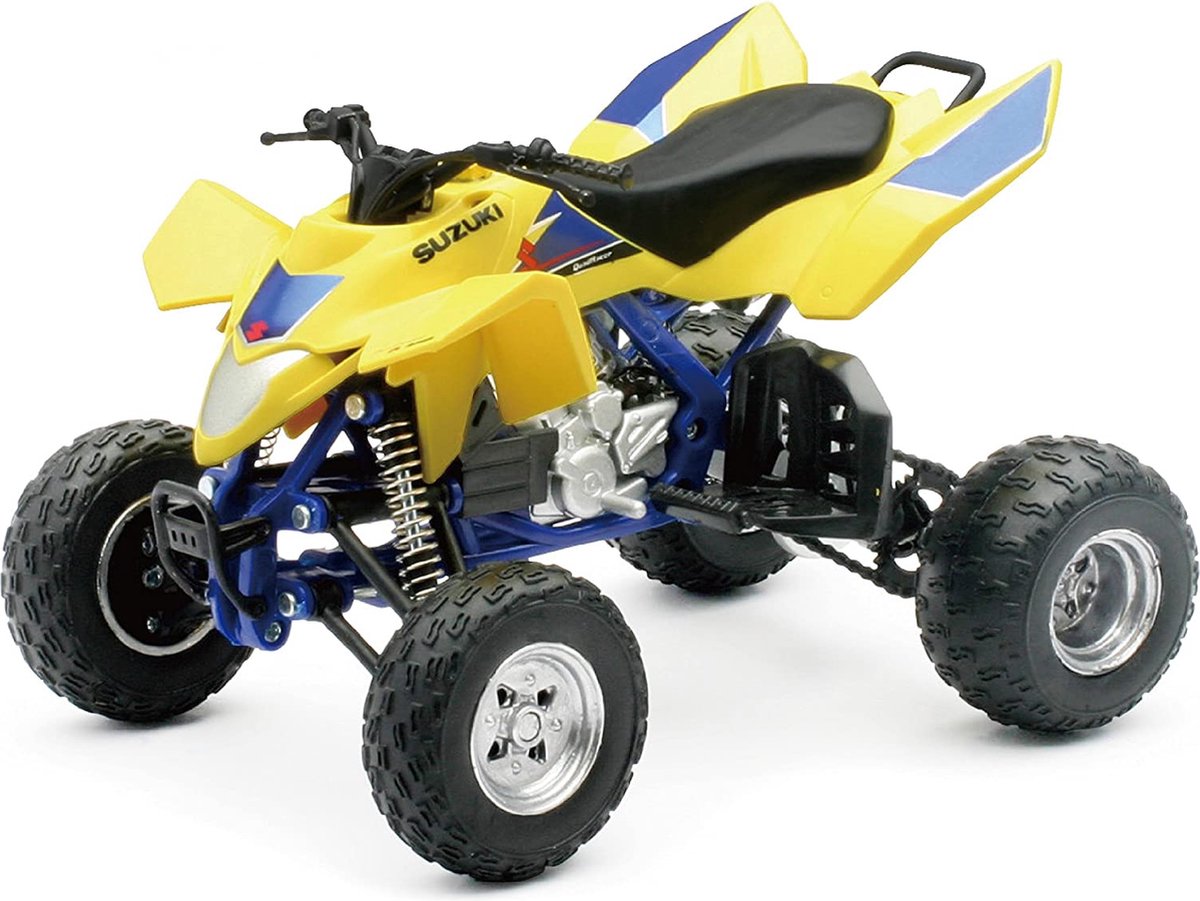 NewRay - Suzuki R450 Offroad Quadracer Quad ATV - Miniatuur 1/12 Schaalmodel - Geel - 43393