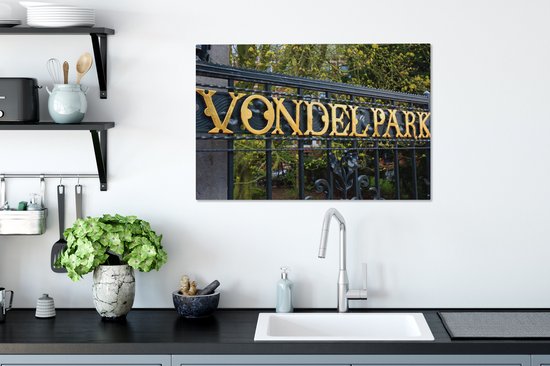 Vondelpark à Amsterdam 60x40 cm - Tirage photo sur toile (Décoration murale salon / chambre)