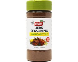 Badia Spices | Jerk Seasoning Jamaican Style | kruiden voor alle soorten vlees, vis, groente en patat | 141.7 gram