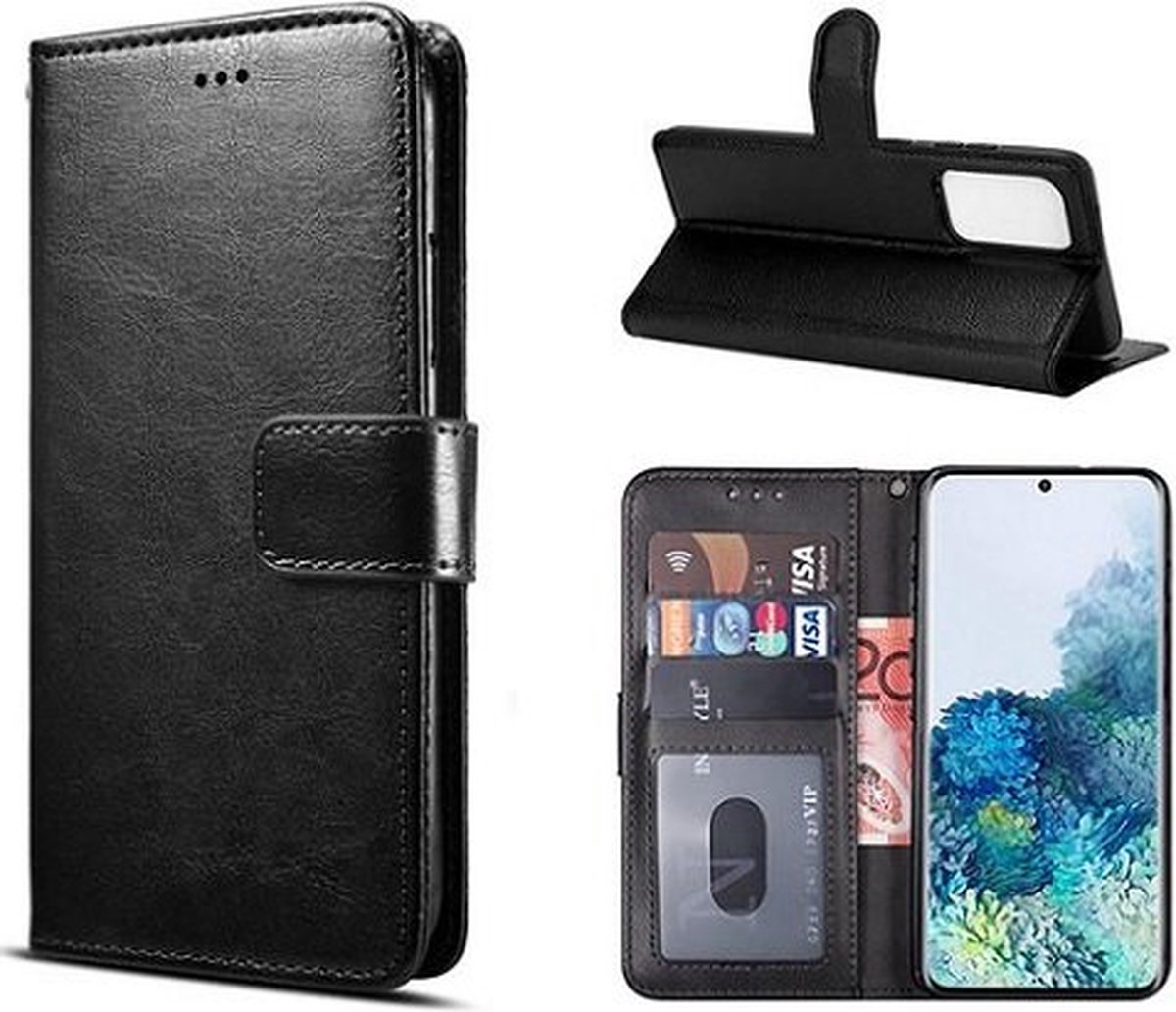 OnePlus Nord 2 Hoesje Met Pasjeshouder Bookcase Zwart