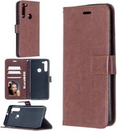 Motorola G Pro Hoesje Met Pasjeshouder Bookcase Bruin