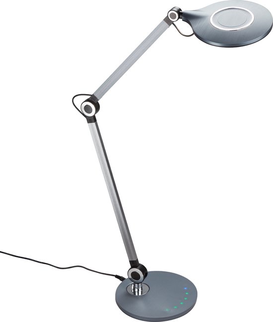 Briloner Leuchten - LED desk lamp CCT dimmable touch rotatable anthracite 9W