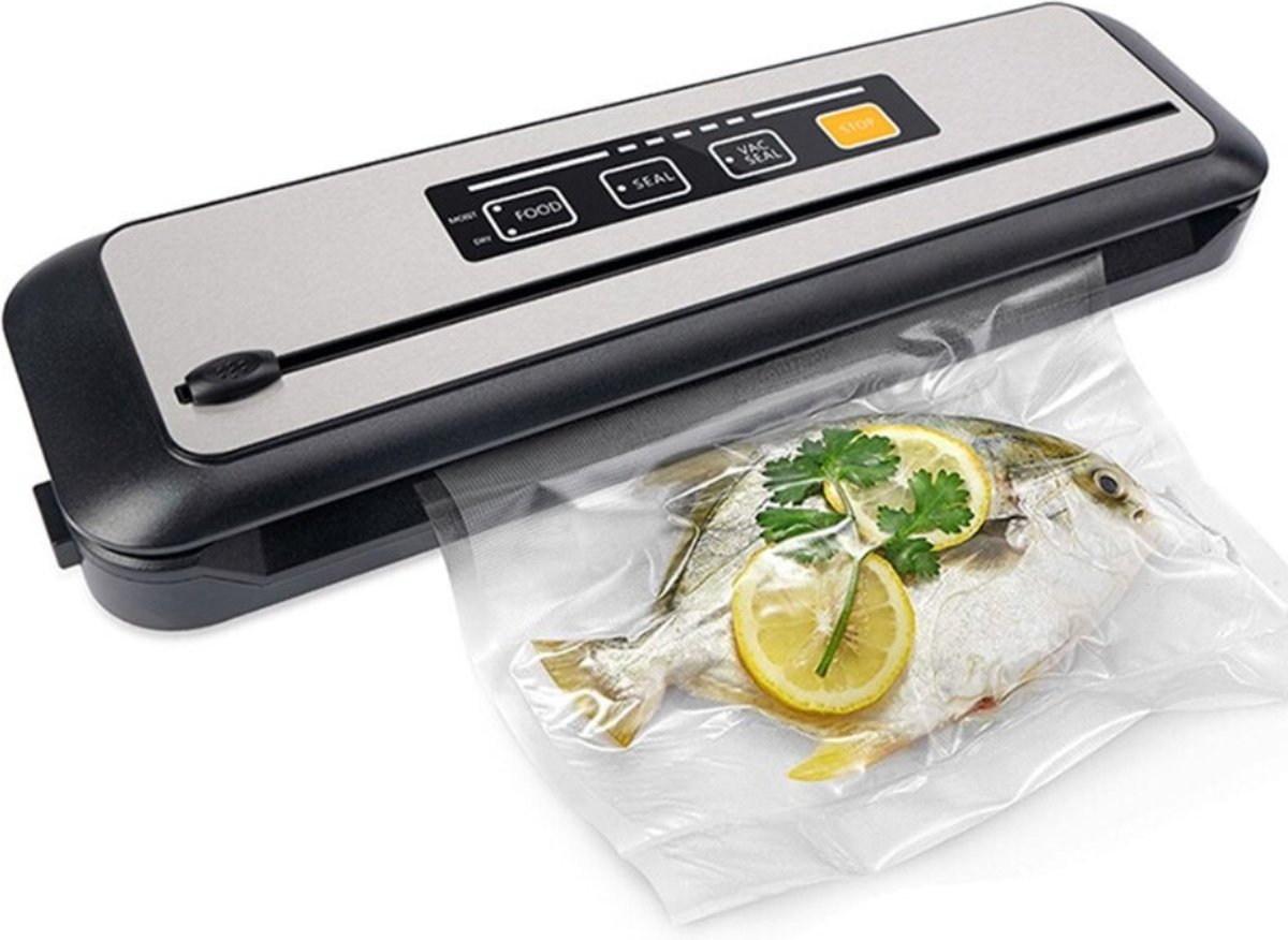 Topshop vacumeermachine - Vacuum Sealer - Huishoudelijk - Verpakking Machine - Sous Vide - Vacuüm Verpakking - Vacuüm Voor Voedsel Opslag