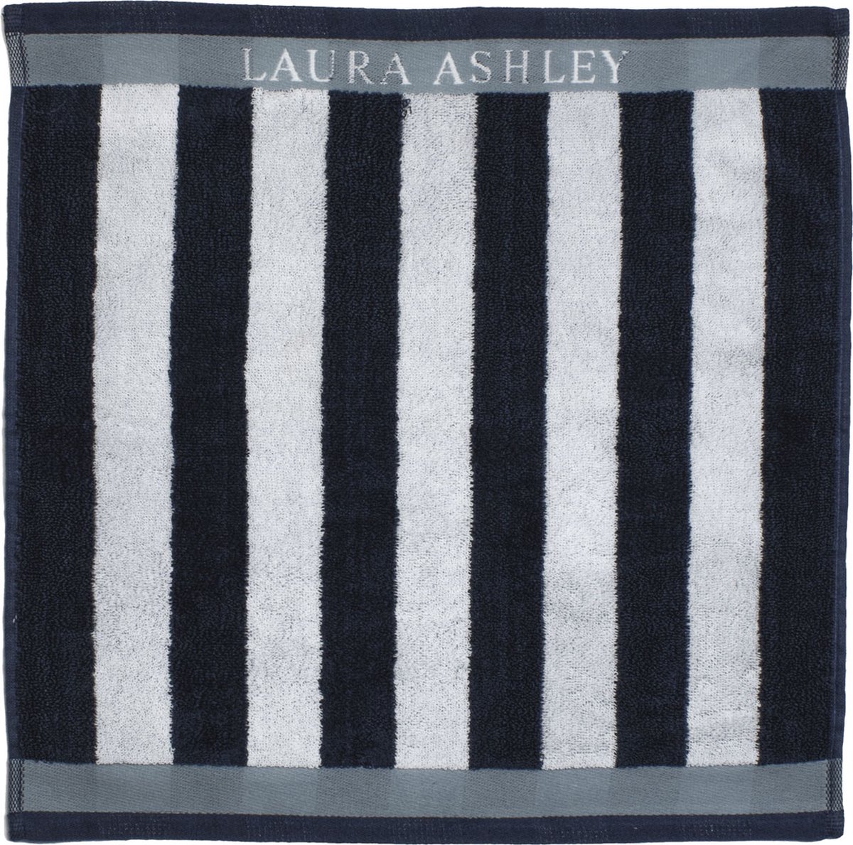 Laura Ashley Keukendoek Midnight Stripe 50 x 50 cm per stuk