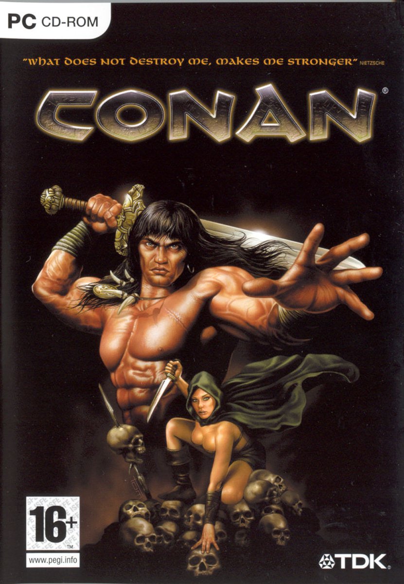 Conan The Barbarian - TDK Cauldron Gamespy - PC CD-Rom Game Nieuw in Seal