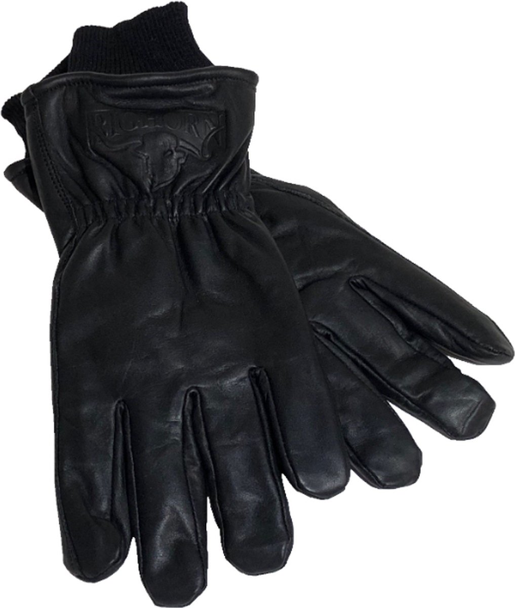 Bighorn - Leren Handschoenen Winter Gevoerd Waterproof - Zwart - Maat 3XL