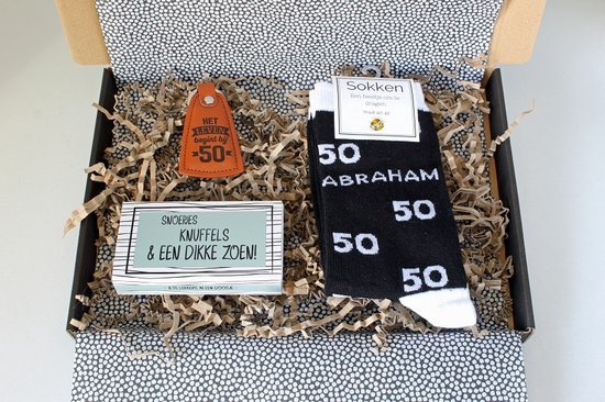 Brievenbus cadeau Abraham - cadeau 50 jarige | bol.com
