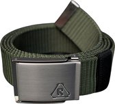 Roninn - Canvas Riem - Groen - Geborsteld Staal