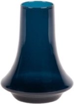 XLBoom Spinn Vaas Small - Glas - Voor Binnen - Blauw - 15 × 15 × 18,75 cm