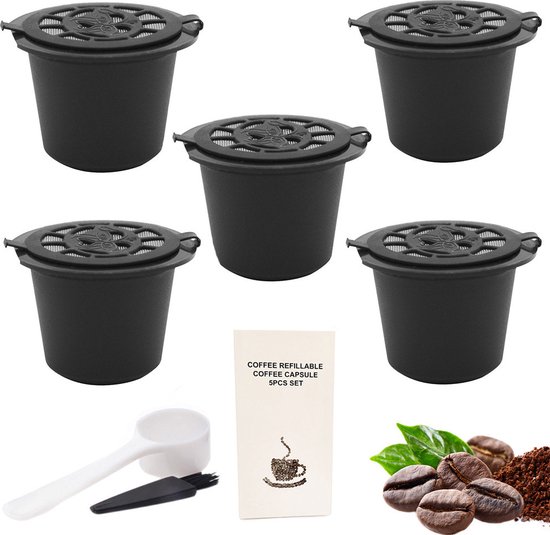 Afrekenen duim visueel Hervulbare Nespresso Koffie Cups - Koffie Cups Capsules - Navulbare  Koffiecapsules... | bol.com