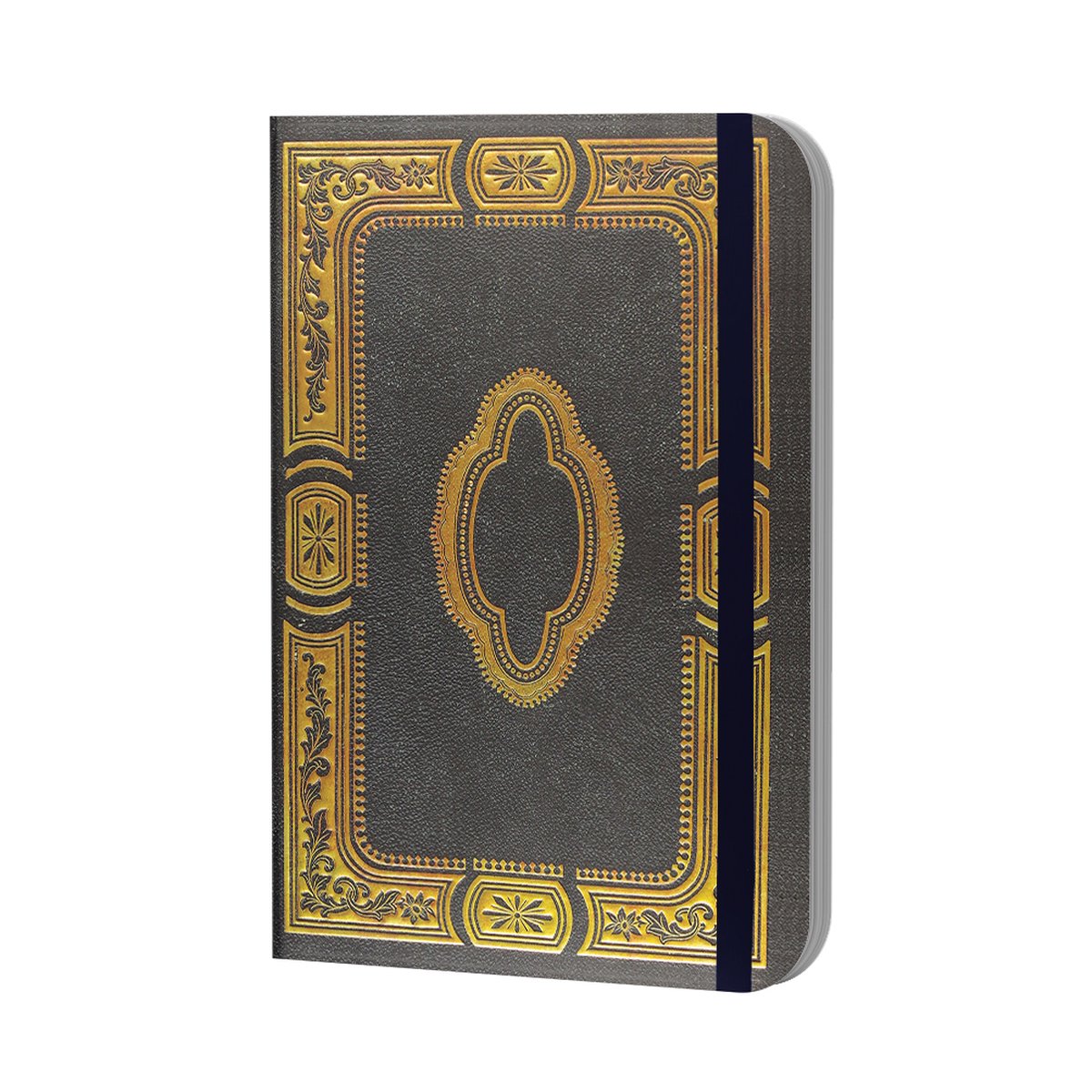 Peter Pauper - Compact Journal - Gilded Onyx - met elastieksluiting - 13x18 cm
