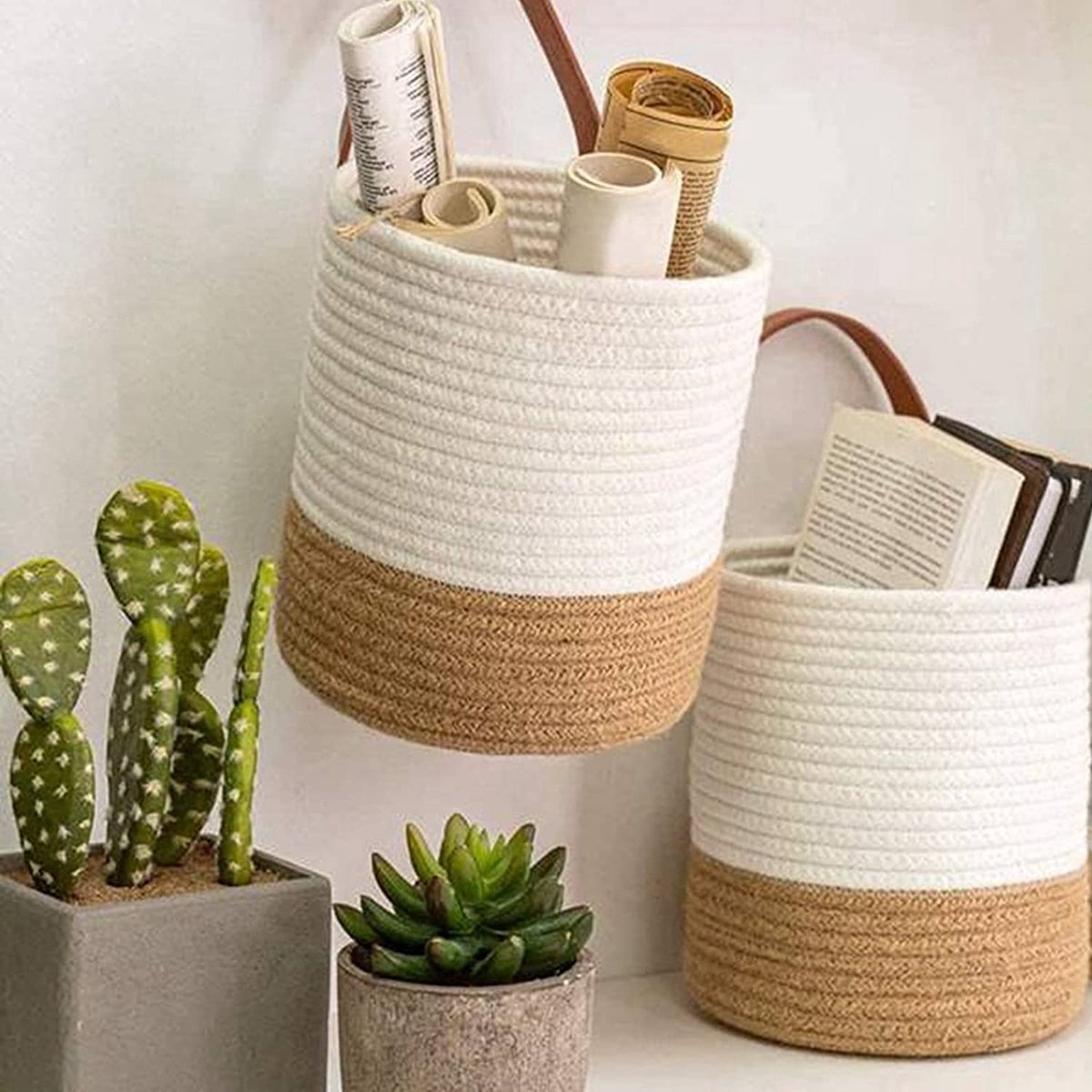 Ultieme hangende manden - aardbei, tomaat, bloem en kruid outdoor plantenbakken - Gebruik tuinpotten voor het kweken van planten buiten op een dek, hek of balkon (2 Ultieme hangende manden - aardbei, tomaat, bloem en kruid outdoor plantenbakken - Gebruik tuinpotten voor het kweken van planten buiten op een dek, hek of balkon (2