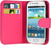 Samsung S3 Mini Hoesje Met Pasjeshouder Bookcase Roze