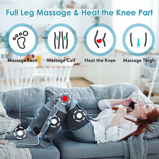 Beenkussen van traagschuim, ergonomisch wigkussen en beenkussen, aderkussen voor de benen, verlichting van rug, heup- en beenpijn, bevordert de bloedcirculatie