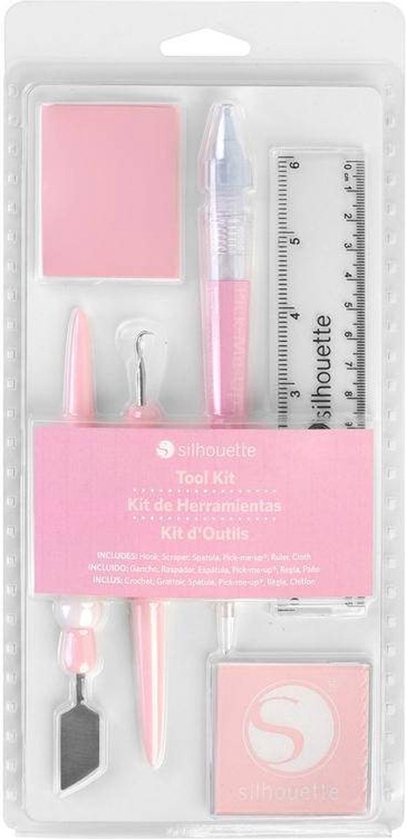 Silhouette Tool kit roze