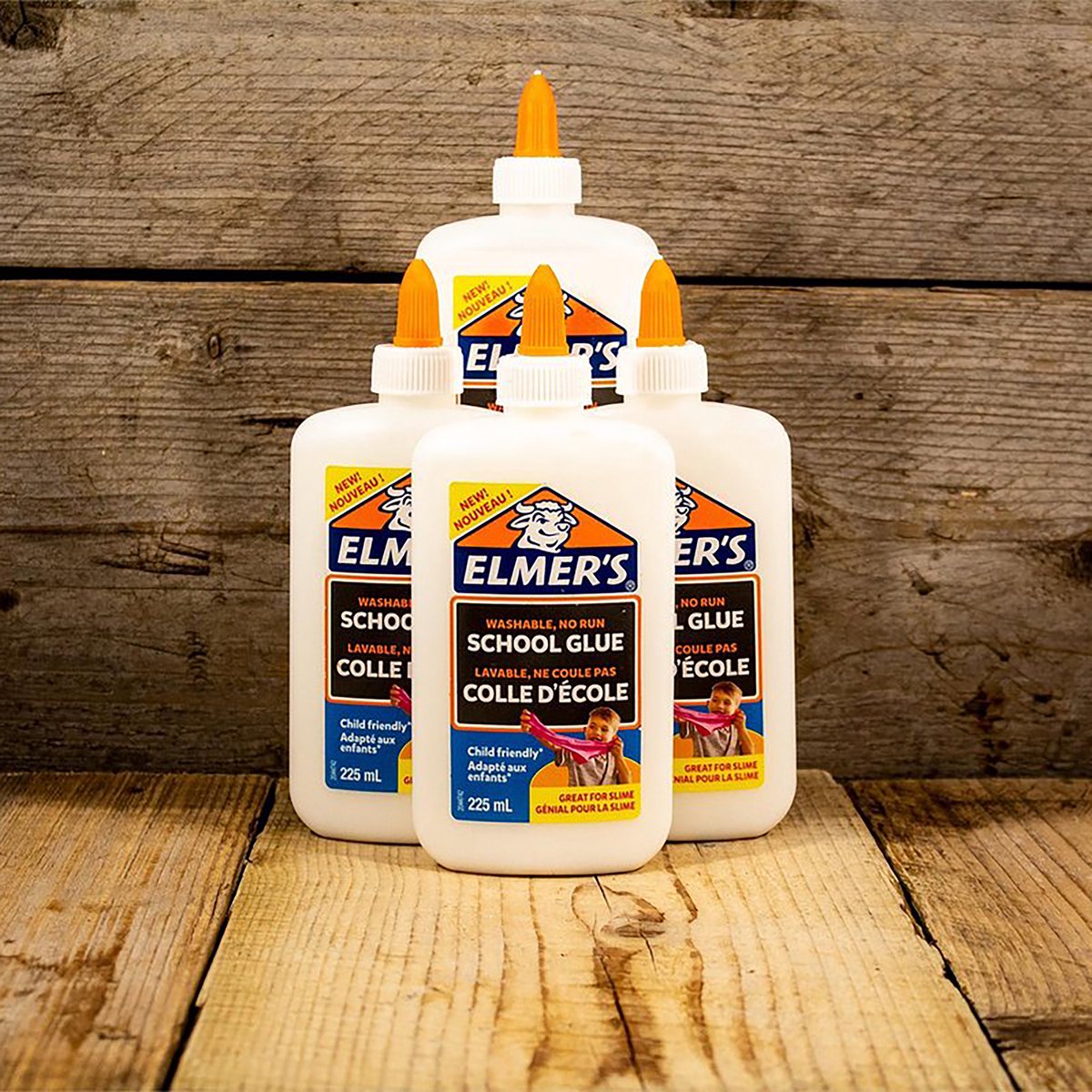 Elmers - colle blanche liquide pour slime - 225ml Pas Cher