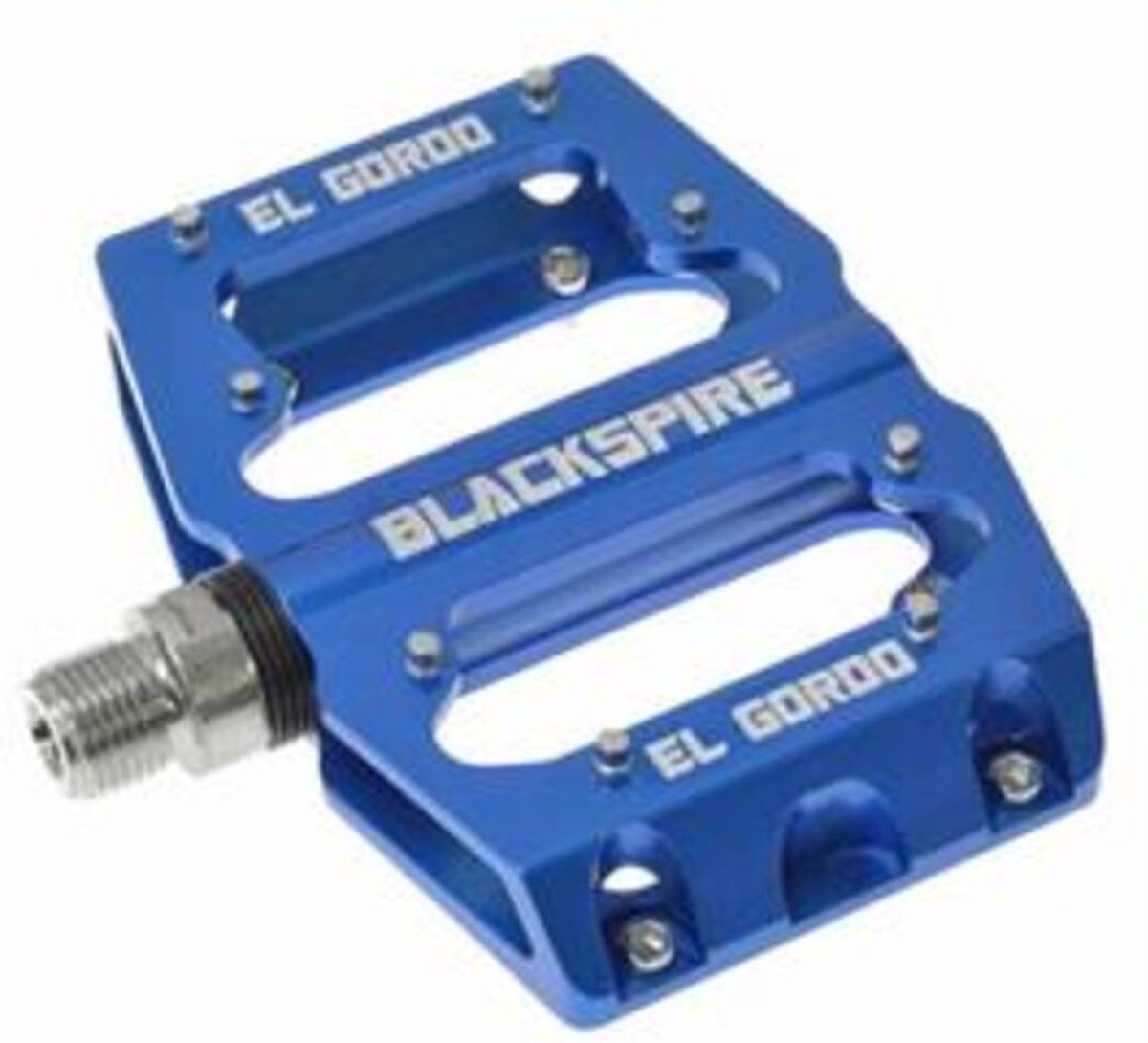 Blackspire - elgordo cnc pedaal inclusief vervangbare pennen blauw