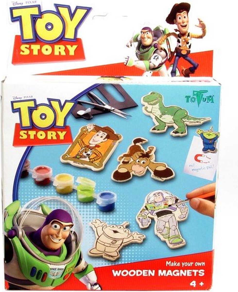 Toy Story 3 houten magneten maken