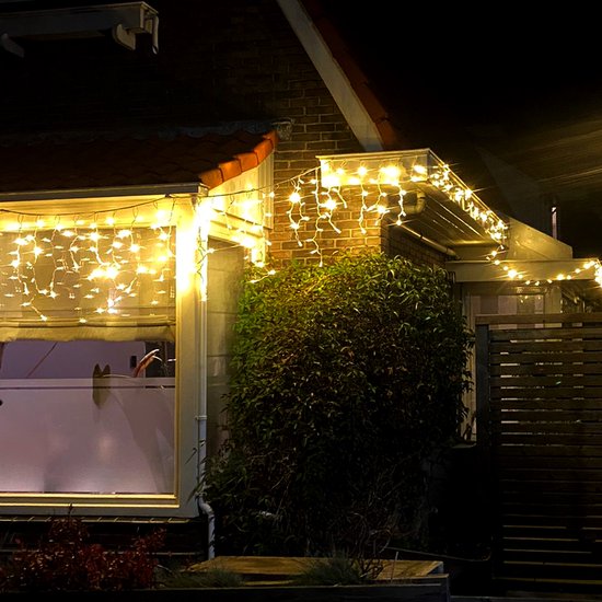 Guirlande lumineuse de Éclairage de Noël à LED - 24 mètres connectable -  Câble en