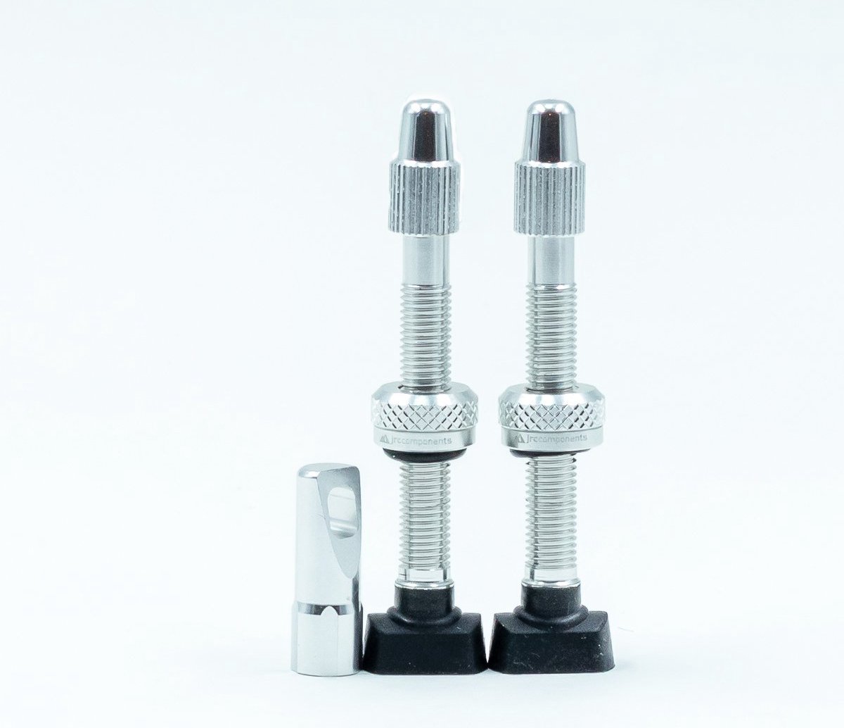 JRC-Components Aluminium Tubeless Valve Kit | 44mm Silver