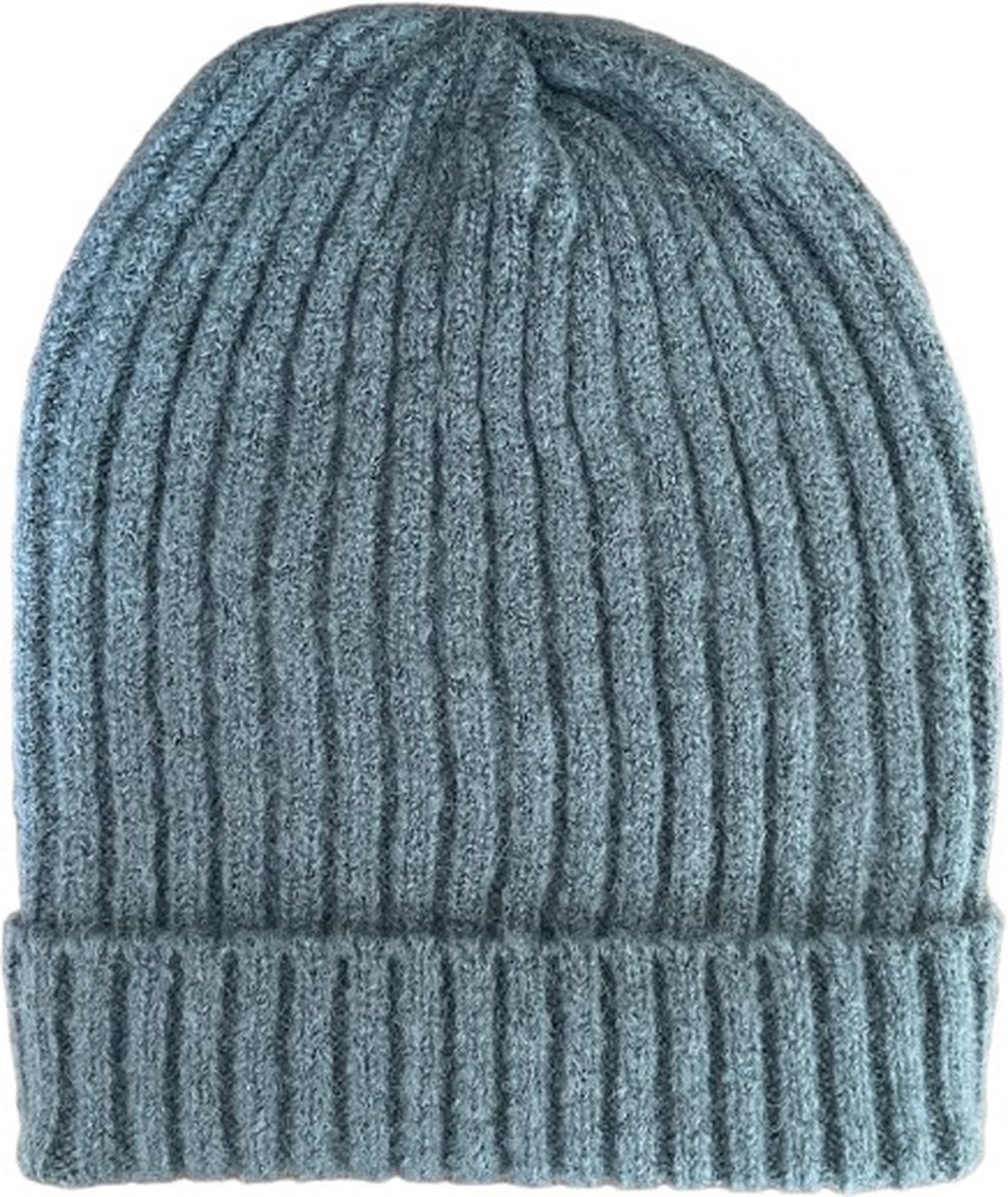 ASTRADAVI Beanie Hats - Muts - Warme Skimutsen Hoofddeksels - Trendy Winter Mutsen - Donker Grijs