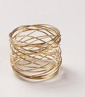 Servetringen 12 Stuks Gouden Krab Servetring Marine Serie Servet Sluiting Zinklegering Servet Ring