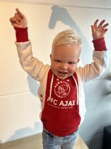 Ajax Kids Hoody Rood Wit Logo