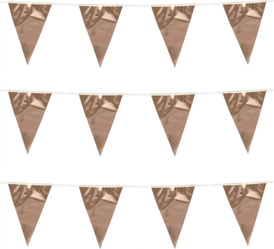 Boland 10 JAAR 8MTR VLAGGENLIJN – 8 Meter Party Bunting Flag With 16 Holographic Flags For Birthday, Anniversary