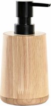 Items - Pompe/distributeur de savon - marron - bois de bambou - 8 x 16 cm