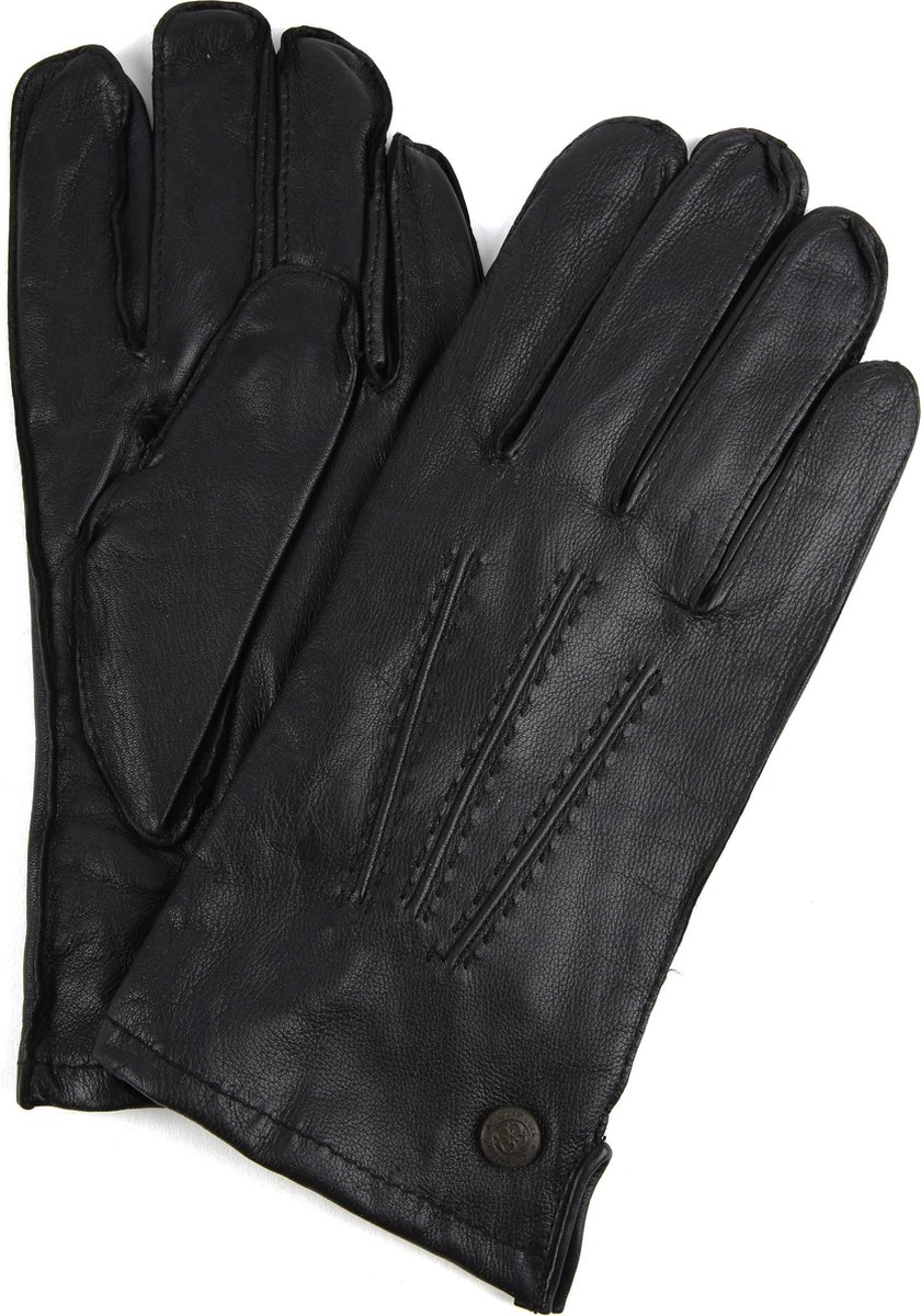 Laimbock handschoenen Dudley heren zwart gevoerd - 9.5