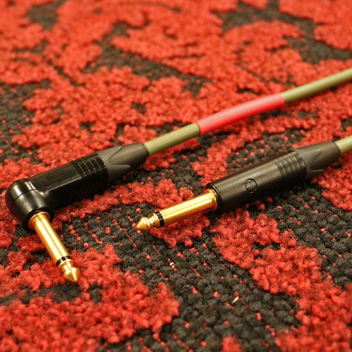 Kaminari Guitars Electric Bass Cable 5m Angled to Straight