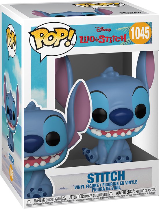 Funko Smiling Seated Stitch - Funko Pop! Disney - Lilo & Stitch Figuur - 9cm - Funko!