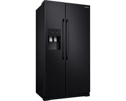 Samsung | RS50N3513BC | Amerikaanse koelkast | Zwart