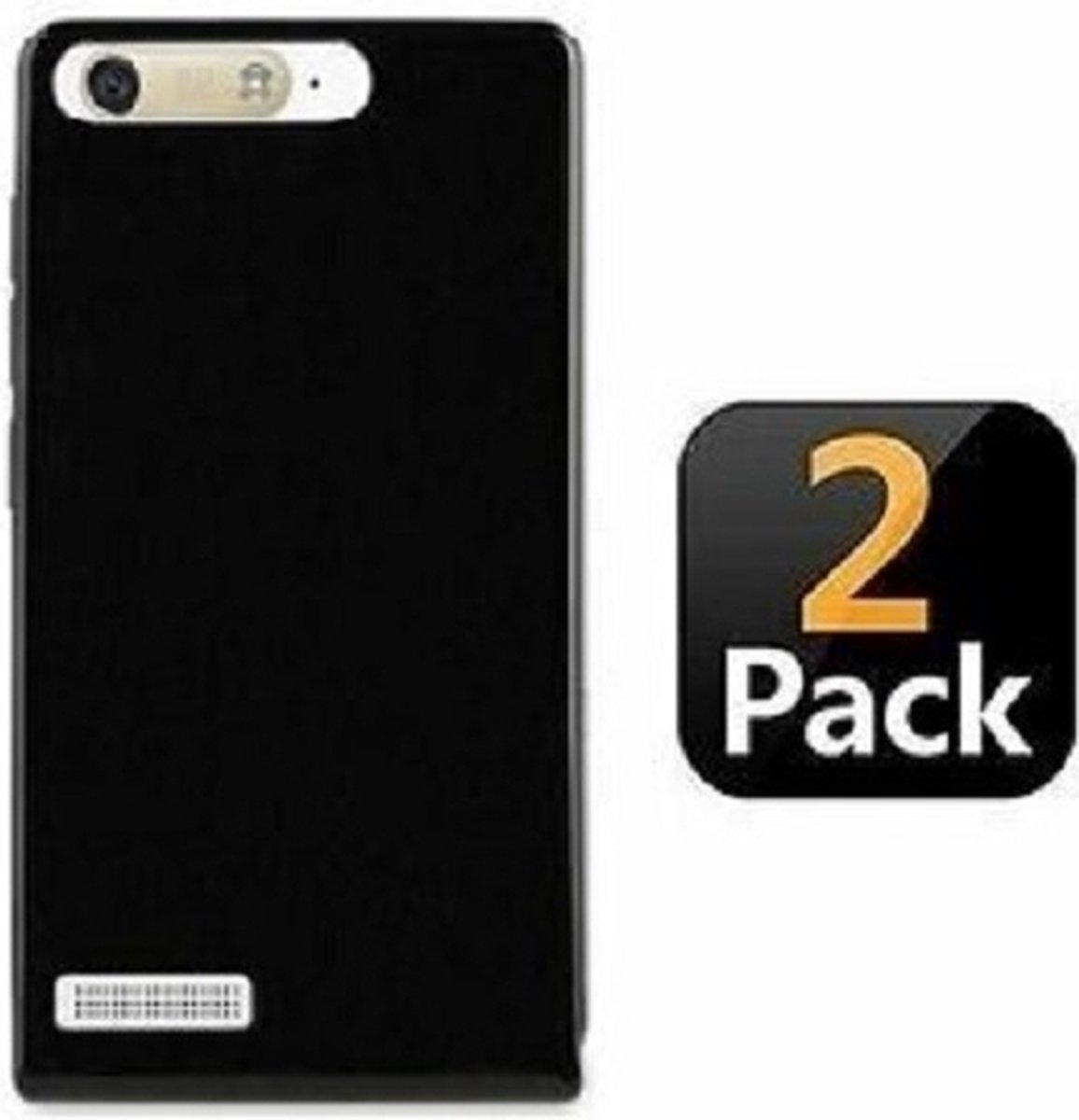 Huawei G6 Hoesje Siliconen TPU Zwart 2x