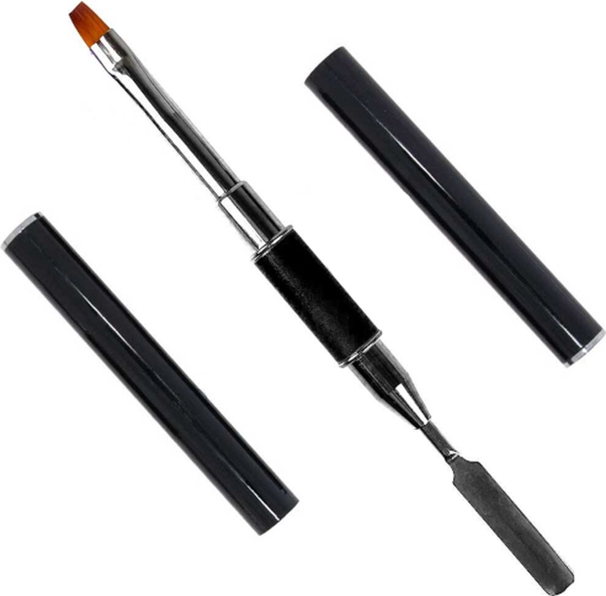 Goedkoopste Poly gel - Polygel tool - Polygel penseel - Nail art - Penseel - Gel penseel - 2 in 1 - Met spatel - Duo penseel - Nail art tools - Nagel decoratie - Nagel kwast