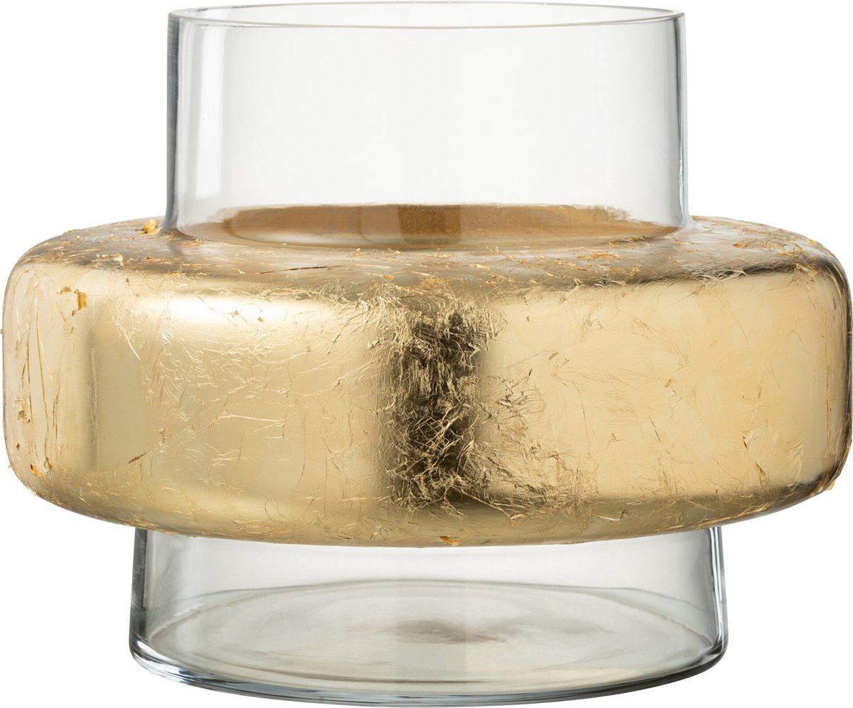 J-Line vaas Cylinder Ring - glas - transparant - Ø 33 cm
