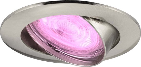 Ledvion - SMART LED Inbouwspots Amsterdam, Zwart, Dimbaar, Rond, RGBWW, 2 Jaar Garantie