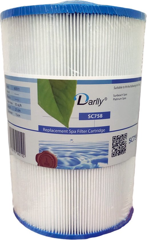 Pré-filtre Darlly SC778 – 19 Cm, Raccord Hozelock, Fond Fermé, Pour Spa Et Remplissage
