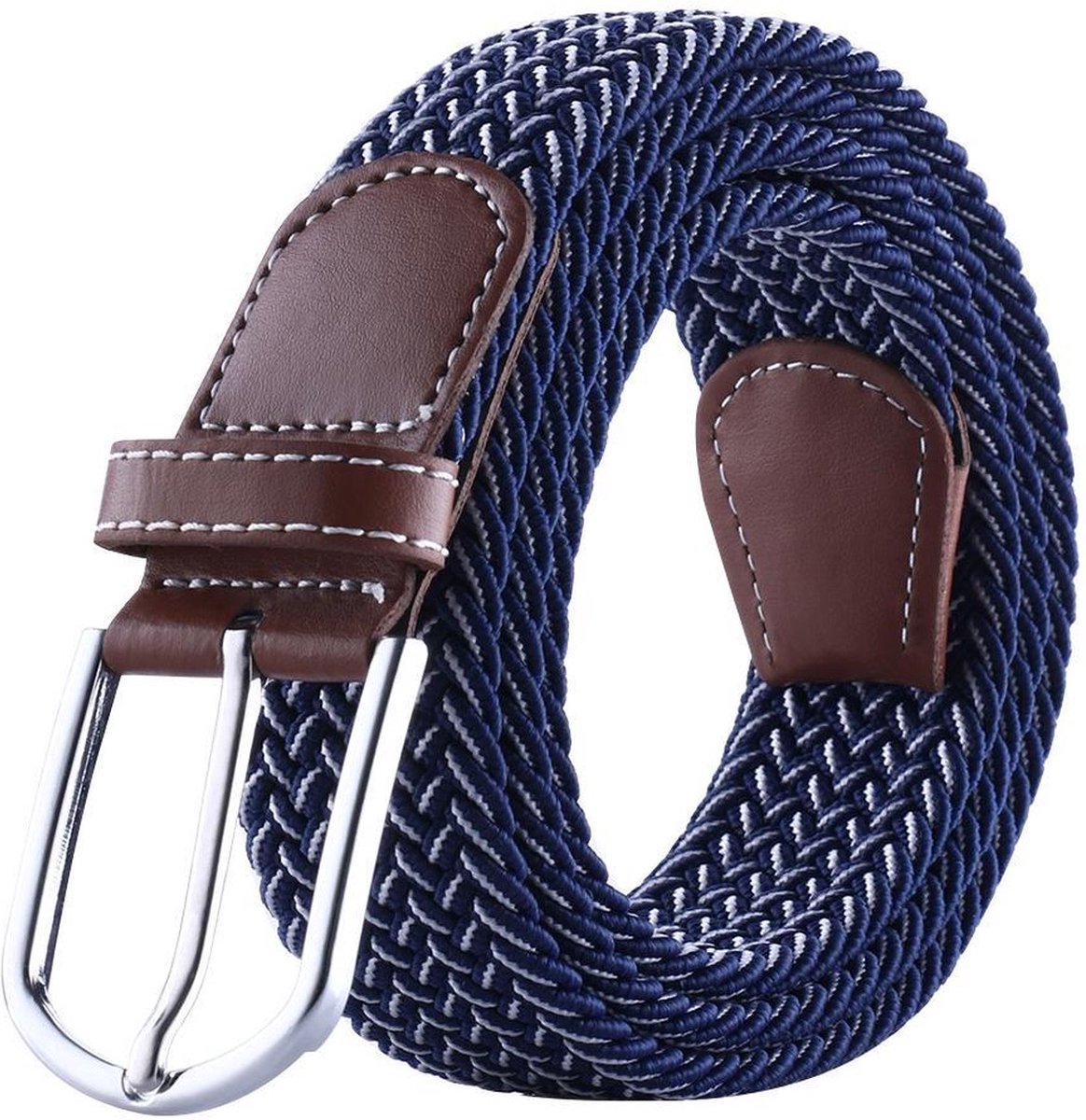 Riem - Blauwe riem - Elastische riem - Blauwe - Rekbare riem - Belt - Elastic belt - Blue belt - 105CM/120CM